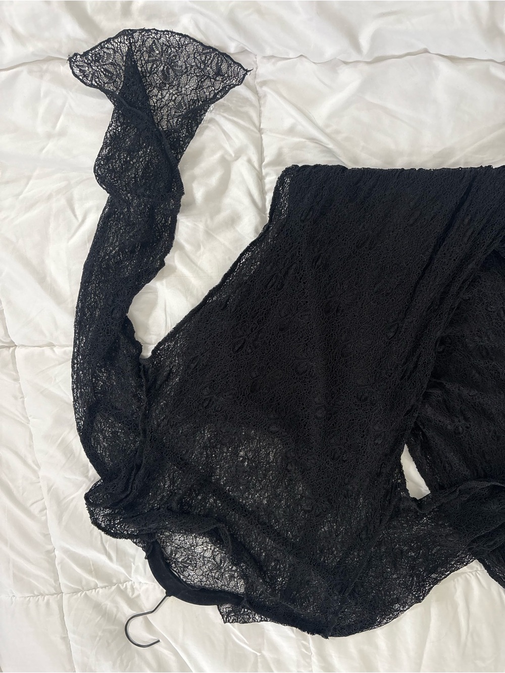 Black Laced 2 piece dress